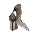 2019 High Heel Women's Pumps Shoes Gradient Glitter x19-c001c Heels For Ladies women custom Wedding Bride Heels Shoes